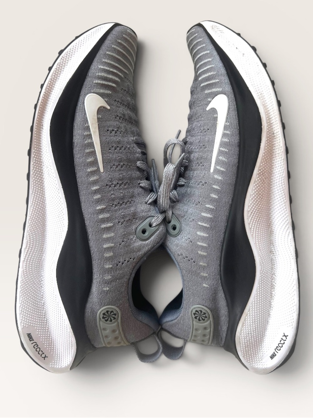 Nike ReactX Infinity Run 4 shoes in a Cool Grey colorway - super clean! - Picture 2 of 10